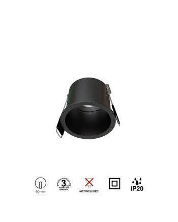 MALT * EMPOTRABLE GU10 NEGRO